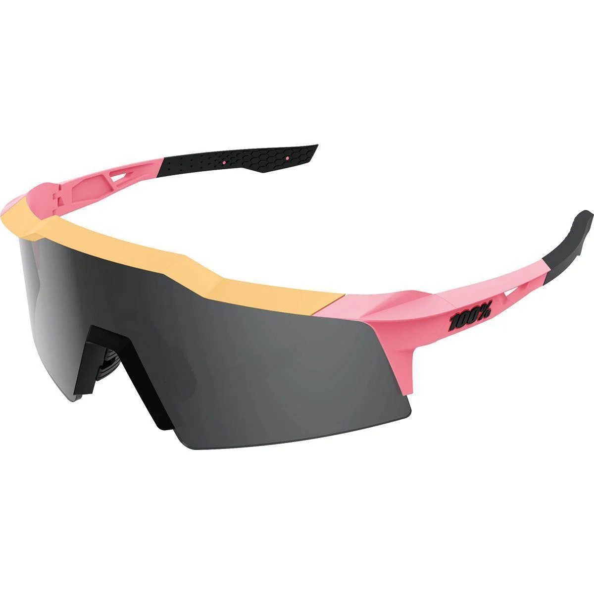 100% Speedcraft SL Matte Washed Out Neon Smoke Lens