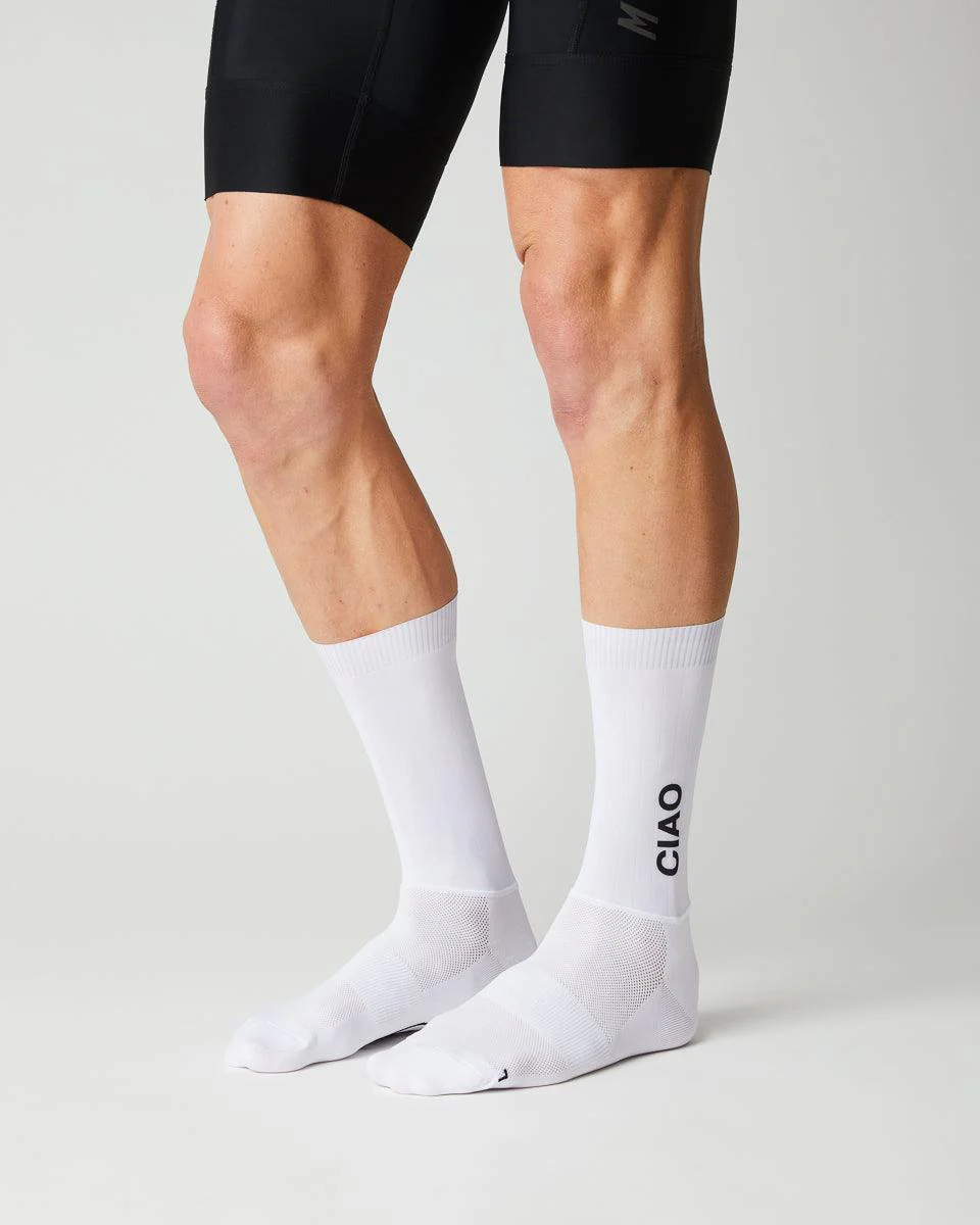 FINGERSCROSSED SOCKS | Spring 23 | #AERO CIAO - WHITE