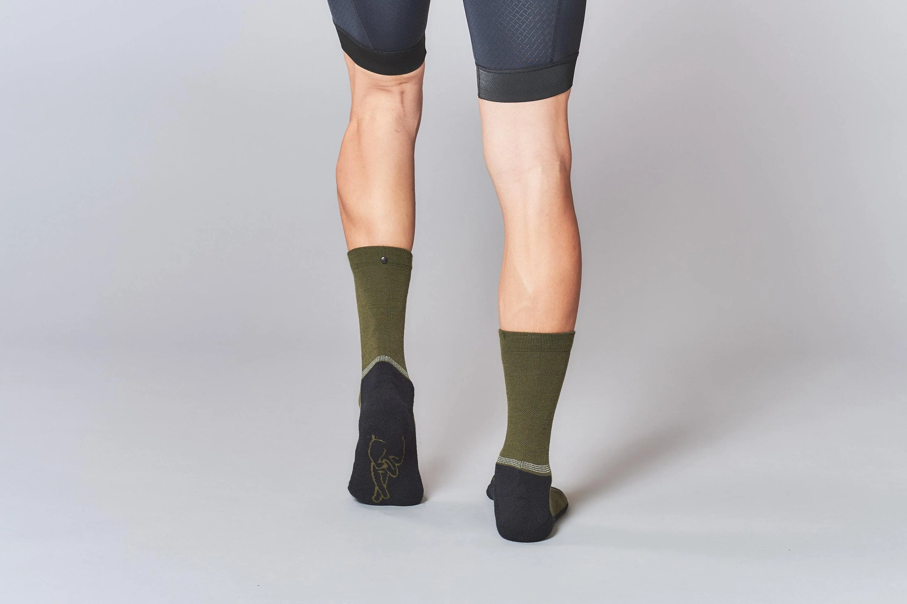FINGERSCROSSED SOCKS | #MERINO* WINTER OLIVE - Image 3
