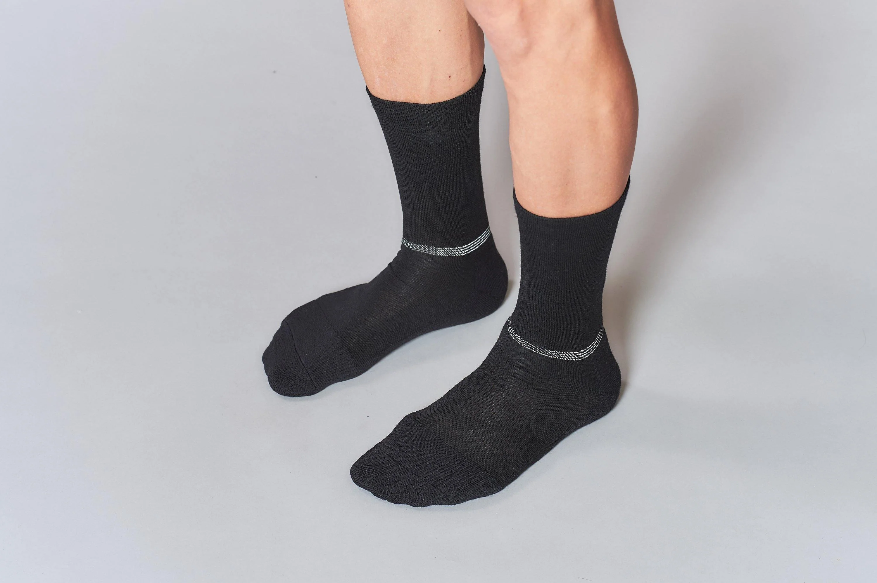 FINGERSCROSSED SOCKS | #MERINO* WINTER BLACK - Image 6