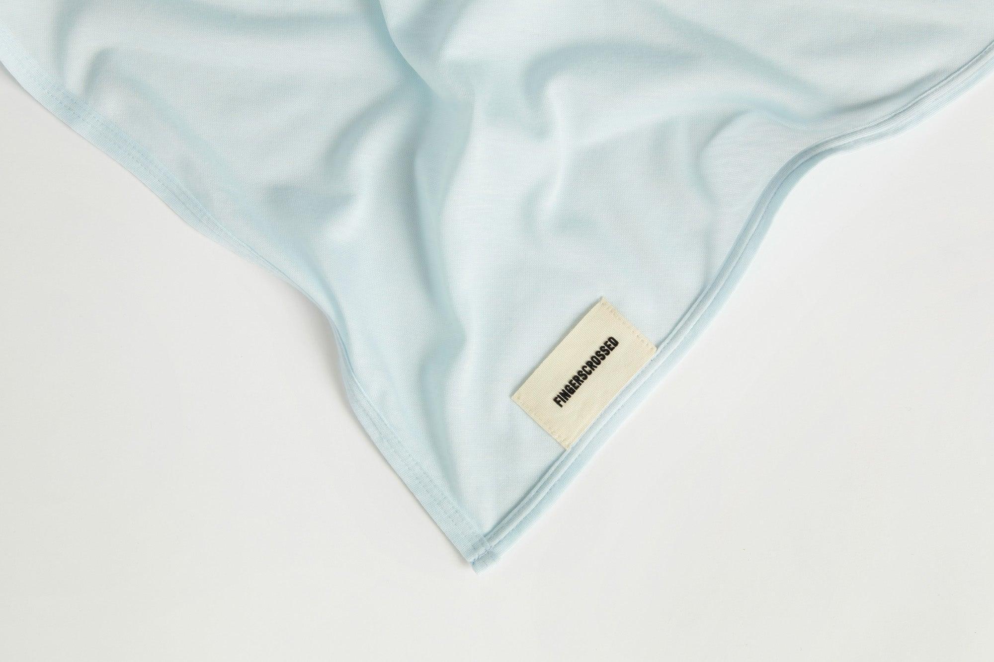 FINGERSCROSSED TRIANGLE SCARF | BAVARIAN BLUE - Image 5