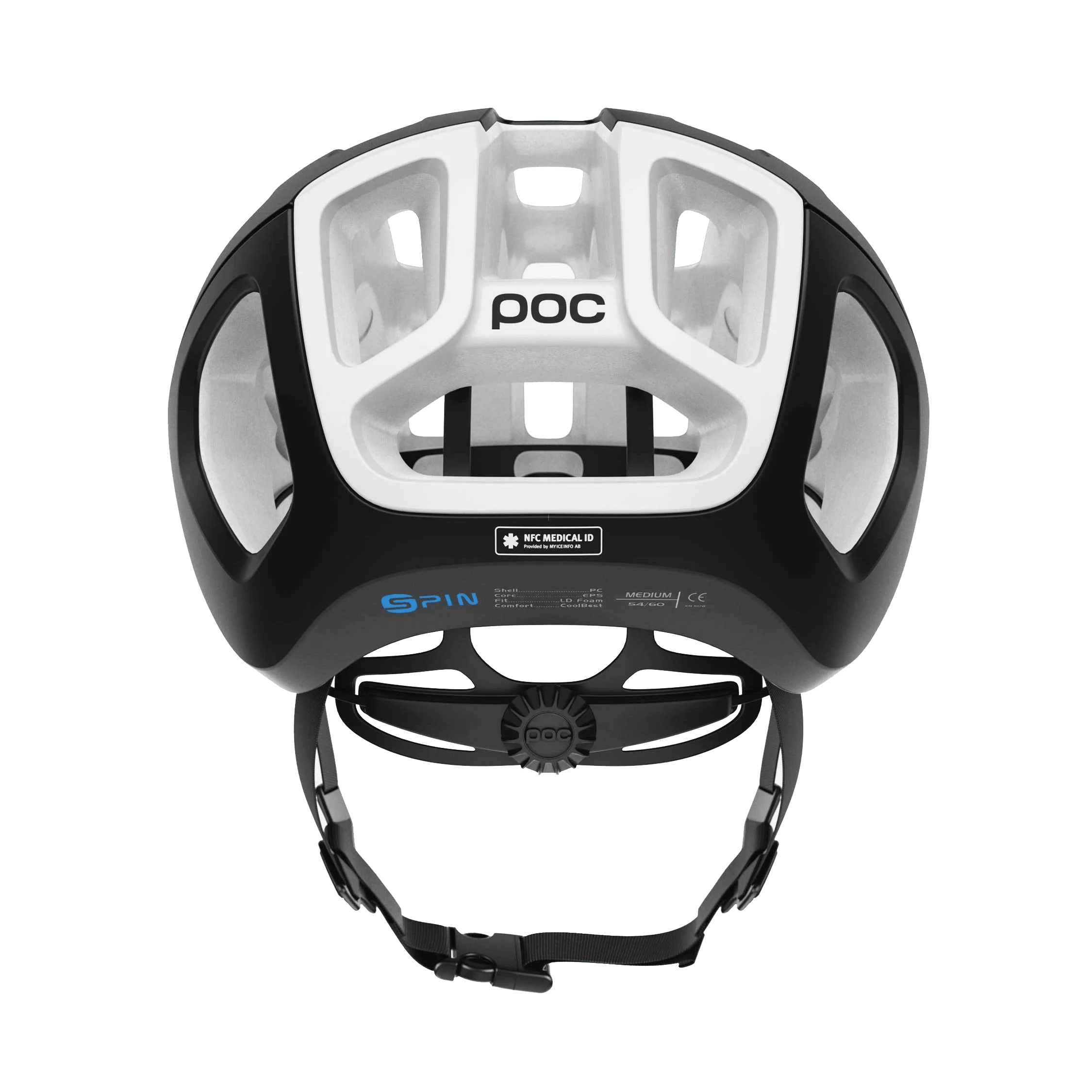 POC Ventral Air Spin Uranium Black/White NFC - Image 4